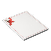 Lebhafte Hibisken-Blume Notizblock (angewinkelt)