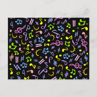 lebhafte Hinweise Postkarte