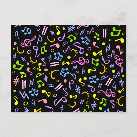 lebhafte Hinweise Postkarte (Vorderseite)