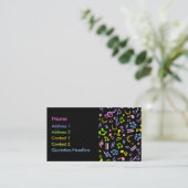 lebhafte Hinweise Visitenkarte (Stehend Vorderseite)