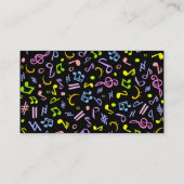 lebhafte Hinweise Visitenkarte (Rückseite)