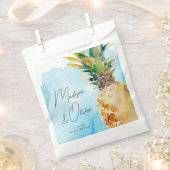 Lebhafte Hochzeit mit tropischen Ananas Geschenktütchen (Ausgeschnitten)