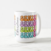 Lebhafte Hochzeitfeier Kaffeetasse (VorderseiteRechts)