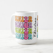Lebhafte Hochzeitfeier Kaffeetasse (Vorderseite Links)