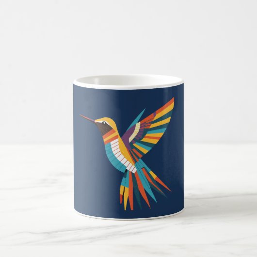 Lebhafte Hummingbird-Kaffee-Tasse Kaffeetasse (Mittel)