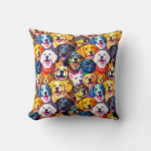 Lebhafte Hunde Print