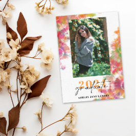 Lebhafte, individuell anpassbare Abschluss-Einladu Einladung