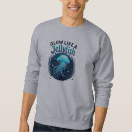Lebhafte Jellyfish Inspirierte Motivierend Kunst Sweatshirt