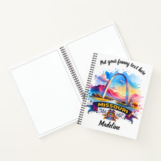 Lebhafte Kansas-Landschaft mit Sonnenblumen bei So Notizblock (Innenseite)