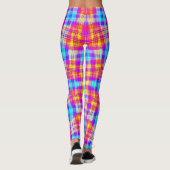 lebhafte, karierte Leggings (Rückseite)