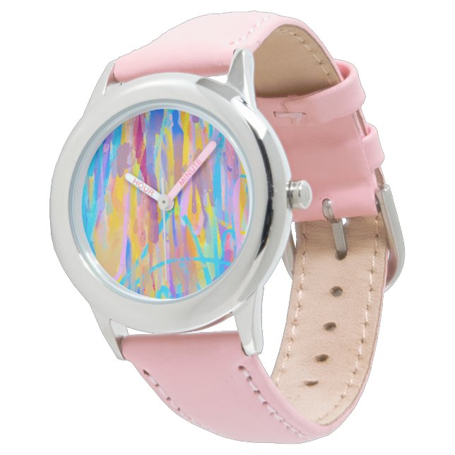 Lebhafte Kaskade Armbanduhr (Schrägansicht)