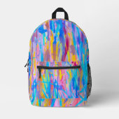 Lebhafte Kaskade Bedruckter Rucksack (Vorderseite)