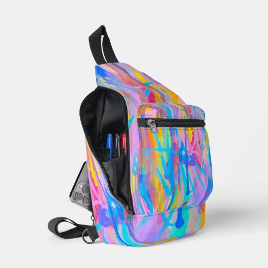 Lebhafte Kaskade Crossbody Bag (Offen)