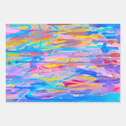 Lebhafte Kaskade Geschenkpapier Set (Vorderseite 2)