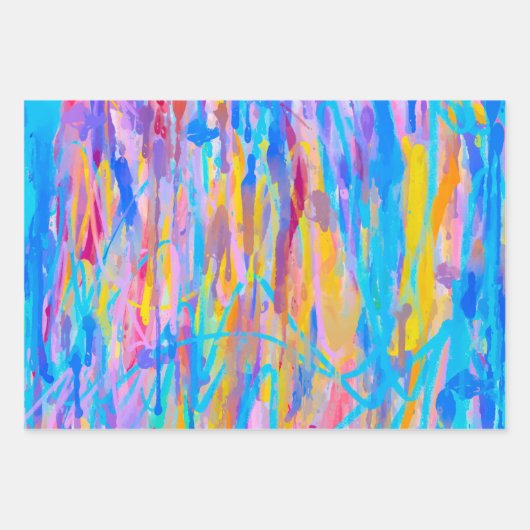 Lebhafte Kaskade Geschenkpapier Set (Vorderseite)