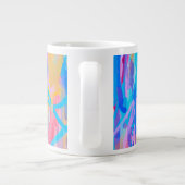 Lebhafte Kaskade Jumbo-Tasse (Rückseite)