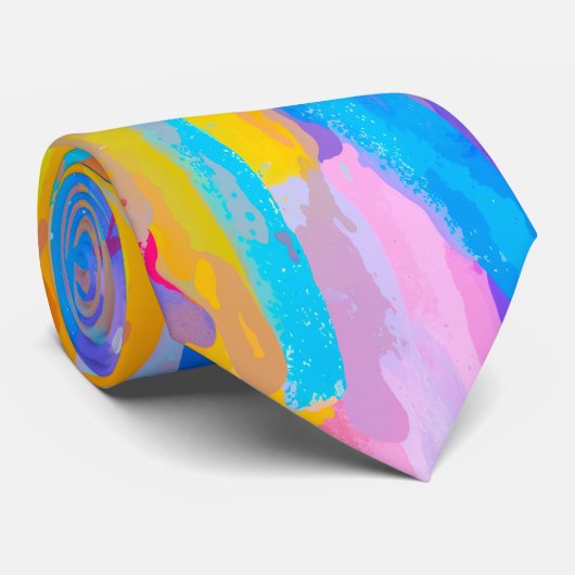 Lebhafte Kaskade Krawatte (Gerollt)