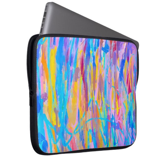 Lebhafte Kaskade Laptopschutzhülle (Vorne Rechts)