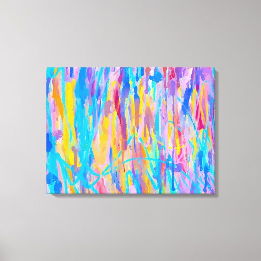 Lebhafte Kaskade Leinwanddruck (Vorderseite)