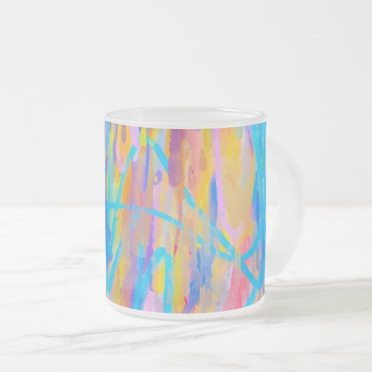 Lebhafte Kaskade Mattglastasse (VorderseiteRechts)