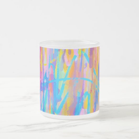 Lebhafte Kaskade Mattglastasse (Mittel)