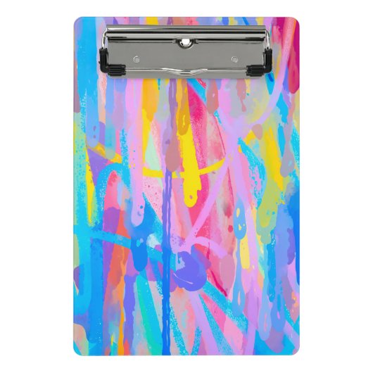 Lebhafte Kaskade Mini Klemmbrett (Vorderseite)