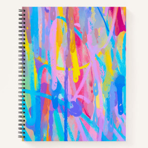 Lebhafte Kaskade Notizblock