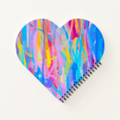 Lebhafte Kaskade Notizblock (Rückseite)