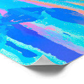 Lebhafte Kaskade Poster (Ecke)