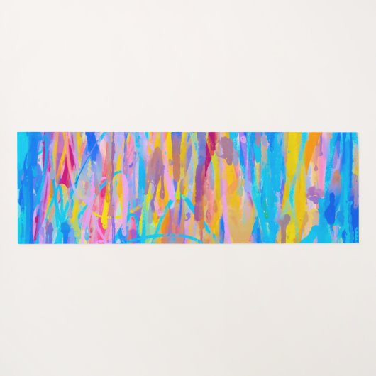 Lebhafte Kaskade Yogamatte (Rückseite (Horizontal))