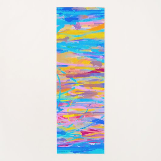 Lebhafte Kaskade Yogamatte (Vorderseite)