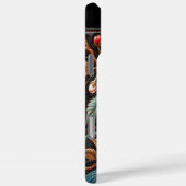 Lebhafte Kirschblüten und Vogelgeszene Case-Mate iPhone Hülle (Rückseite / Rechts)