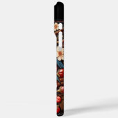 Lebhafte Kirschblüten und Vogelgeszene Case-Mate iPhone Hülle (Rückseite / Links)