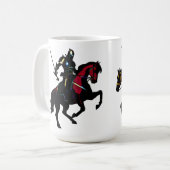 Lebhafte Knight Coffee Tasse (Vorderseite Links)