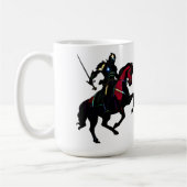 Lebhafte Knight Coffee Tasse (Links)