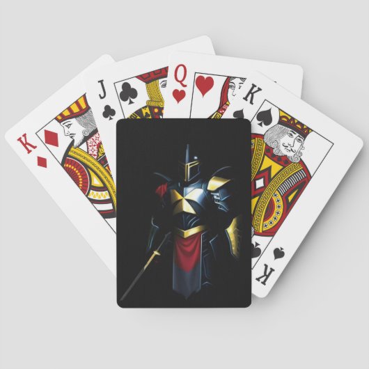 Lebhafte Knight Mini Tote Bag Spielkarten (Rückseite)