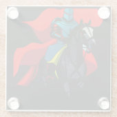Lebhafte Knight T - Shirt Throw Kissen Getränke Co Glasuntersetzer (Rückseite)