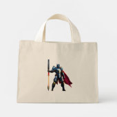 Lebhafte Knight Tote Bag Mini Stoffbeutel (Rückseite)
