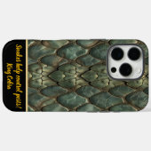 Lebhafte, komplexe Schlangenmuster Case-Mate iPhone Hülle (Rückseite (Horizontal))