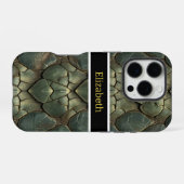 Lebhafte, komplexe Schlangenmuster iPhone Hülle (Rückseite (Horizontal))