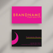 Lebhafte Kontrastfarbe, eine kühne, moderne Visitenkarte