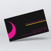 Lebhafte Kontrastfarbe, eine kühne, moderne Visitenkarte