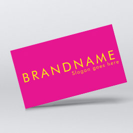 Lebhafte Kontrastfarbe, eine kühne, moderne Visitenkarte