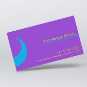 Lebhafte Kontrastfarbe, eine kühne, moderne Visitenkarte