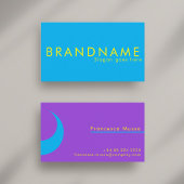 Lebhafte Kontrastfarbe, eine kühne, moderne Visitenkarte