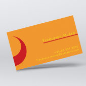 Lebhafte Kontrastfarbe, eine kühne, moderne Visitenkarte