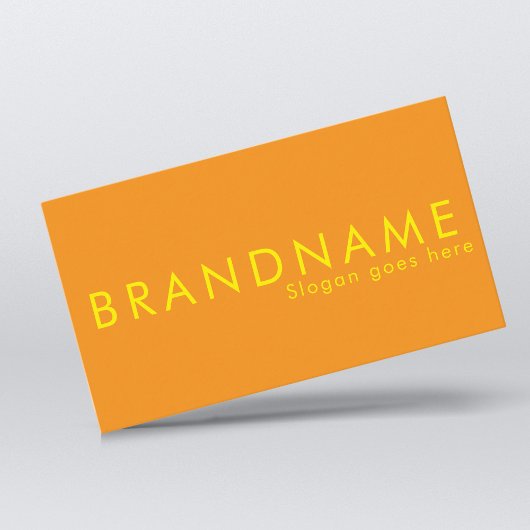 Lebhafte Kontrastfarbe, eine kühne, moderne Visitenkarte