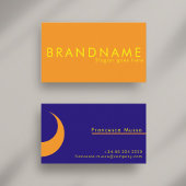 Lebhafte Kontrastfarbe, eine kühne, moderne Visitenkarte