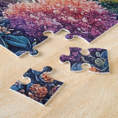Lebhafte kosmische Landschaft mit Planeten Puzzle (Seite)