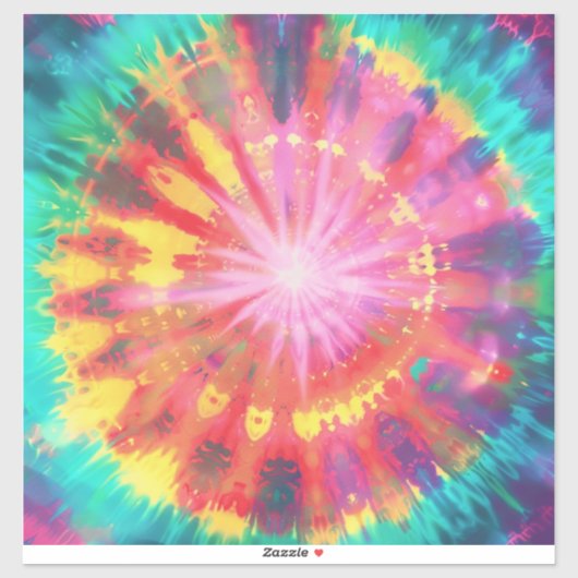 Lebhafte Krawatte-Dye #1 Aufkleber (Blatt)